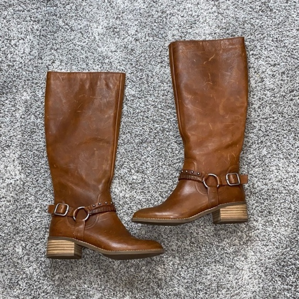 NWOT Lucky Brand Karesi Womens Harness Boots